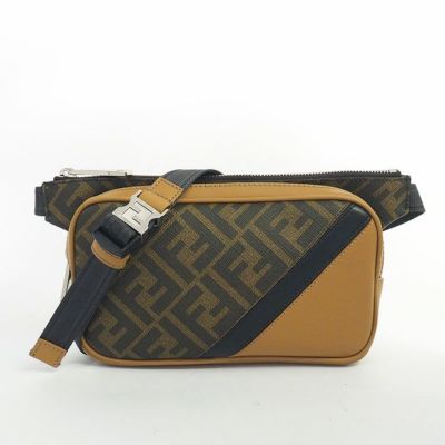 ✩.*˚大幅値下げ☆美品◎FENDI☆ストゥール✩*⋆ フェンディピーカブー ポーターコラボ 黒 ゴールド金具 メンズ